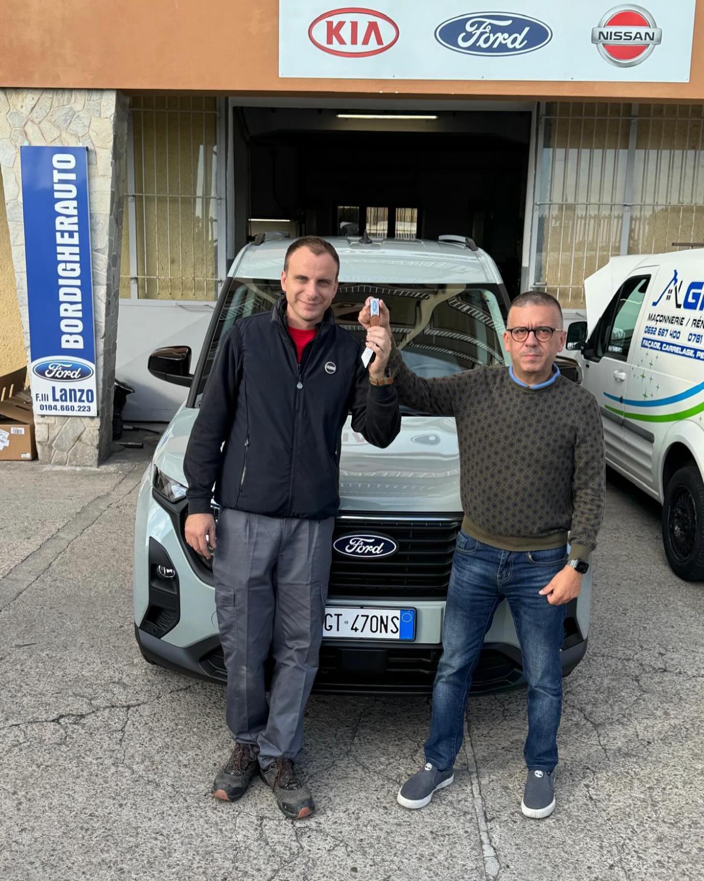 Consegna del nuovo Ford Tourneo Courier a Signor Mauro